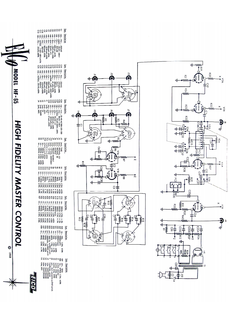 Eico-HF65-pre-电气原理图手册