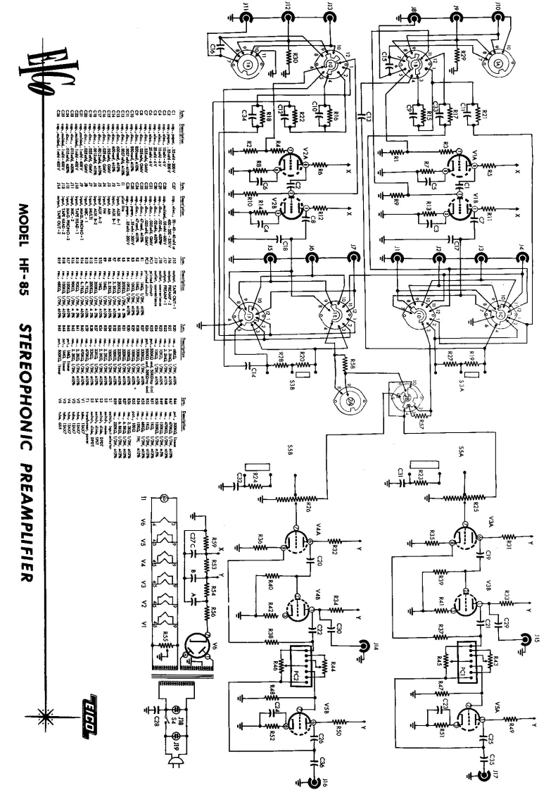 Eico-HF85-pre-电气原理图手册