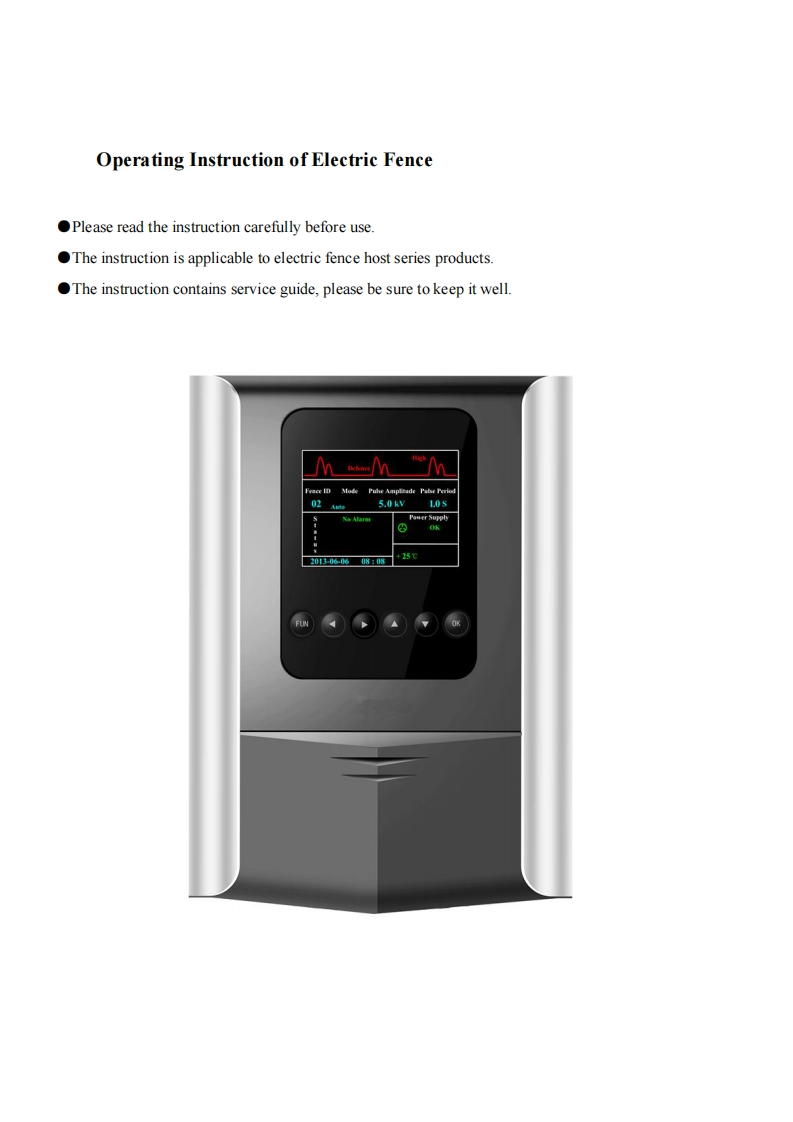 Electric-Fence-energizer-WS-8008-User-Manual