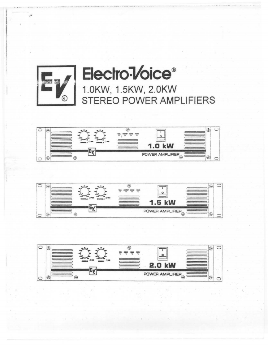 ElectroVoice-1_0KW-pwr-电气原理图手册