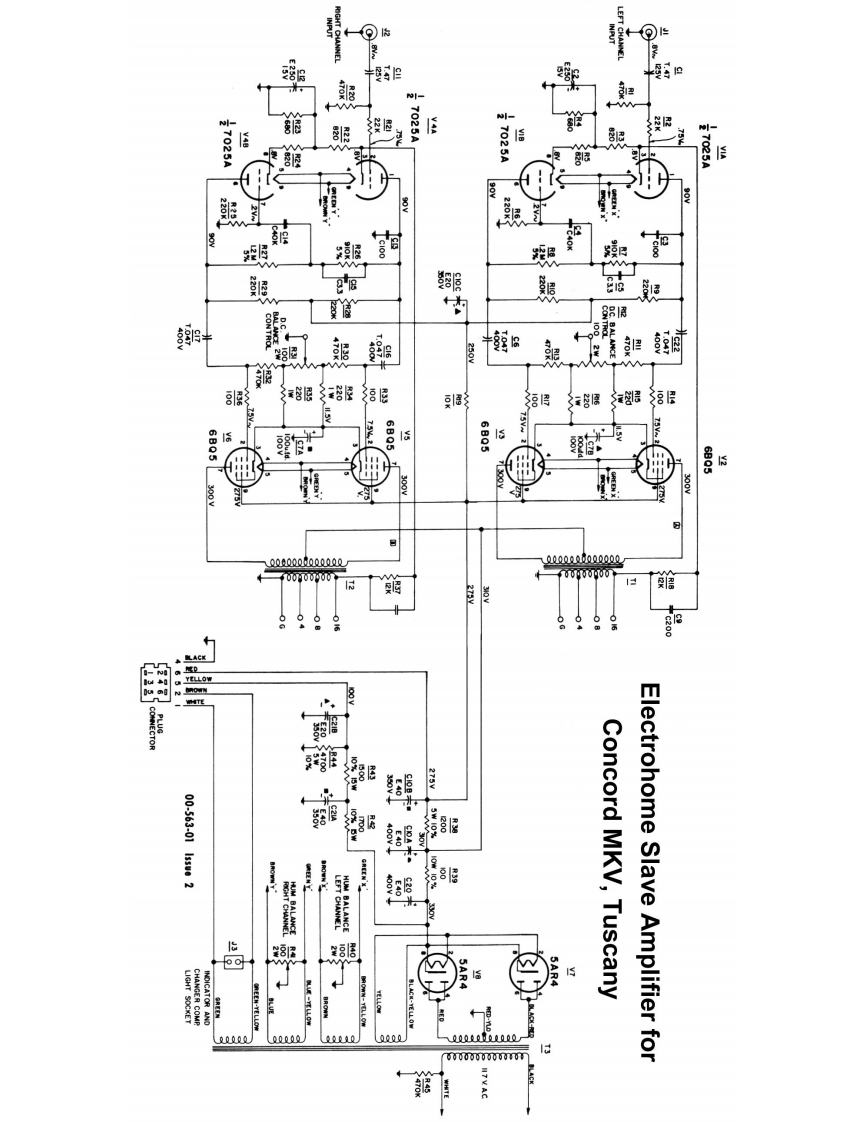 Electrohome-6BQ5-pwr-电气原理图手册