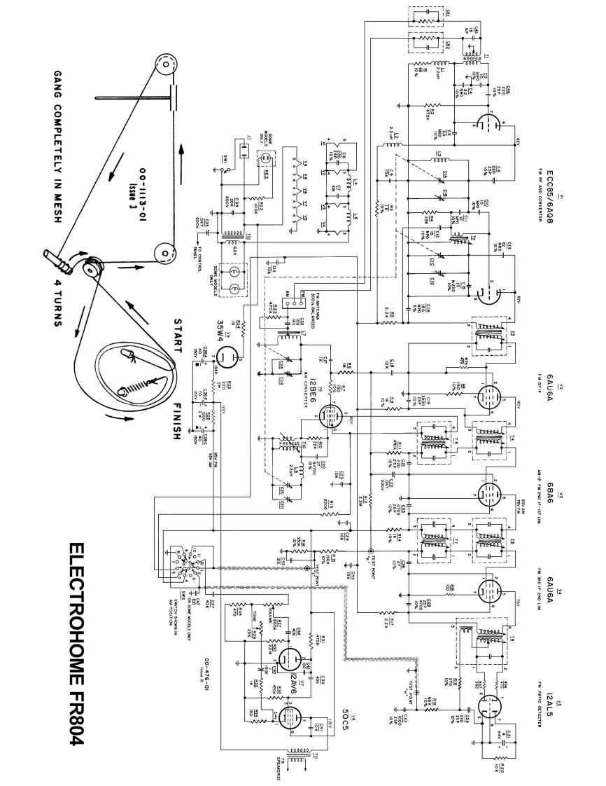 Electrohome-FR804-rec-电气原理图手册