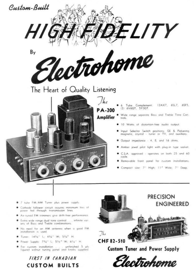 Electrohome-PA200_700-pwr-电气原理图手册
