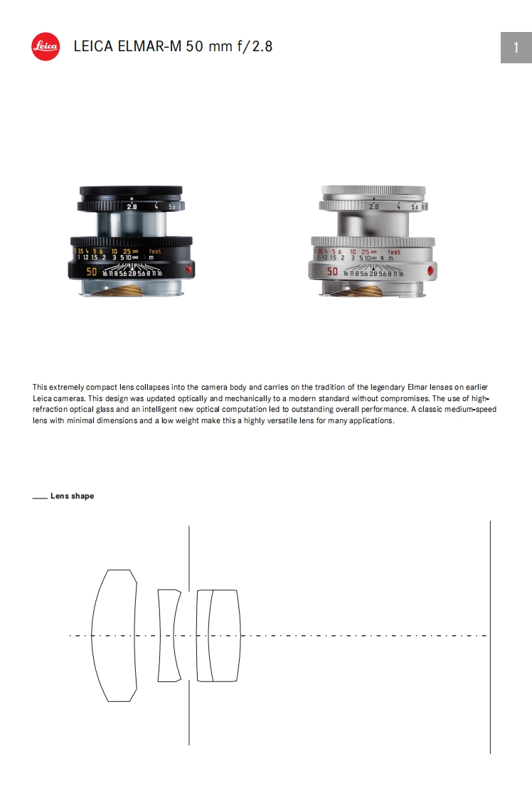Elmar-M_50_mm_参数手册_en