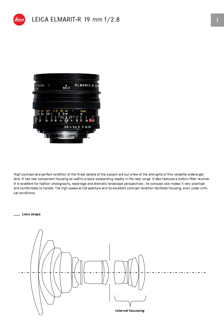 Elmarit-R_19_mm_参数手册_en