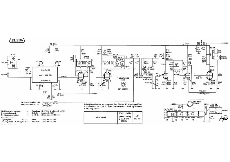 Eltra-BellaMusica-1015_1963-rec-电气原理图手册