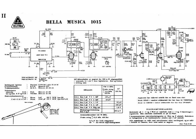 Eltra-BellaMusica-1015_1965-rec-电气原理图手册