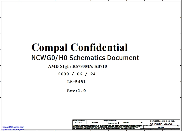 Emachine-E627---COMPAL_LA-5481P_-_REV_1.0Sec笔记本电器原理图
