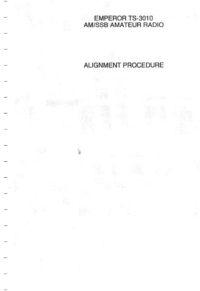 Emperor_TS-3010_serv维修手册含电器原理图