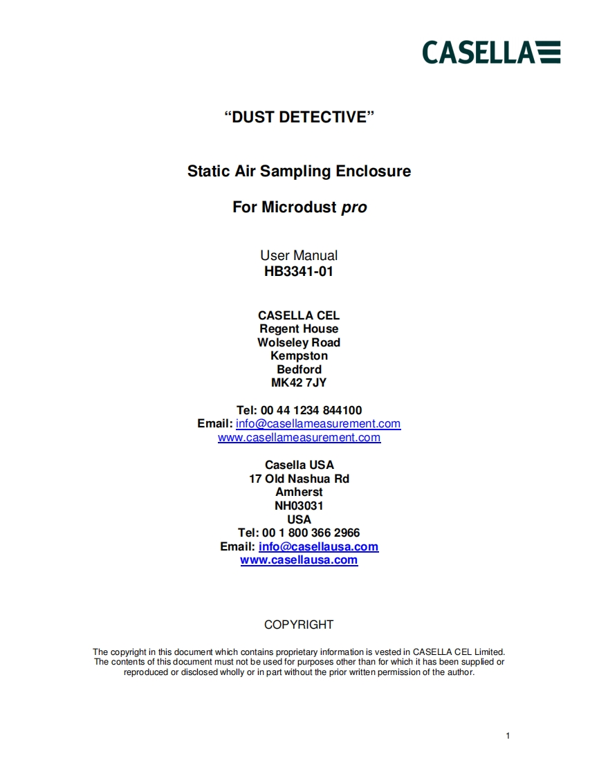 Enclosure-for-Microdust-and-Apex-pump_手册说明书指南
