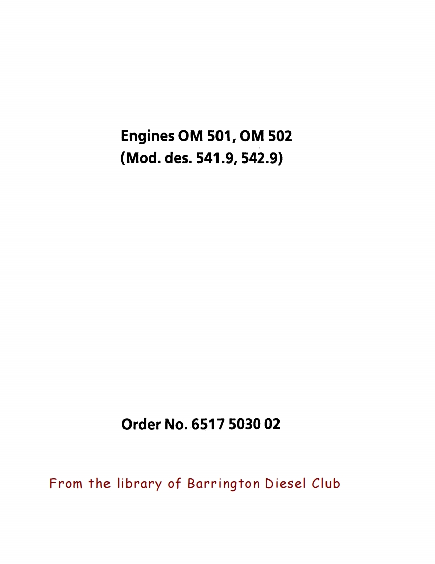 Engines-OM-501-OM-502-Mod.-des.-541.9542.9-维修操作说明书手册-Via-JahanCompressorCom
