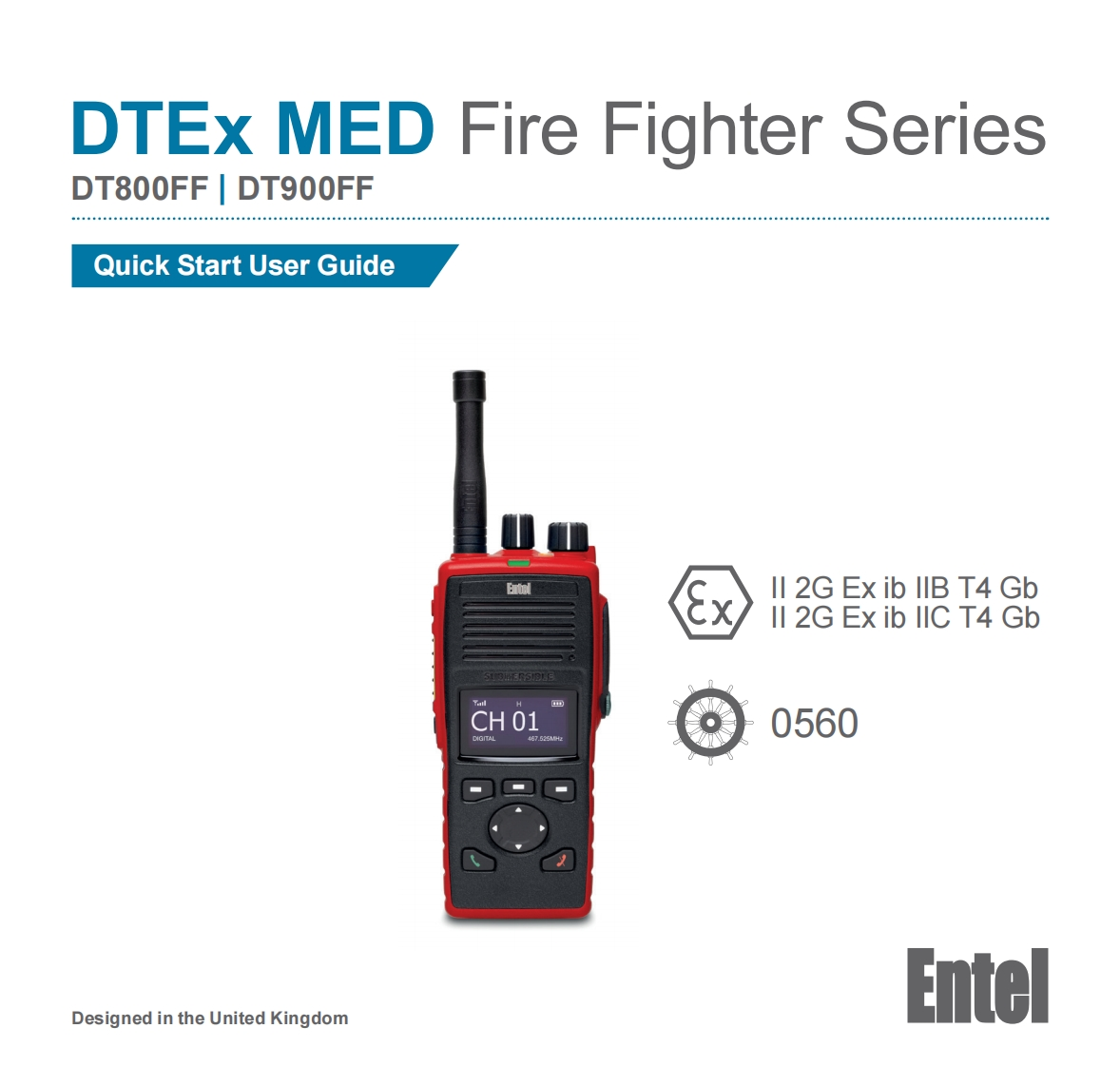 Entel_DT944FF_VHF_industrial_MED_DTEx_Fire_Fighter_radio_-_操作说明书手册