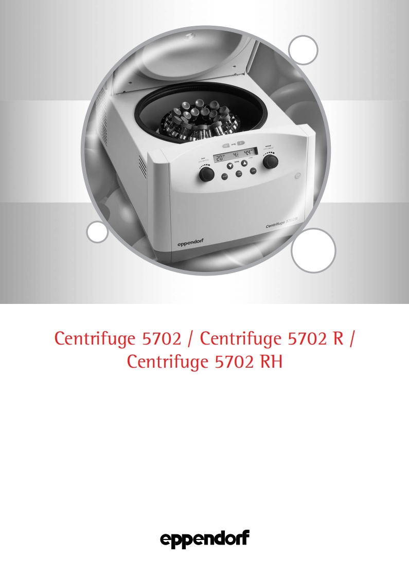 Eppendorf_5702_5702_R_5702_RH_操作说明书手册