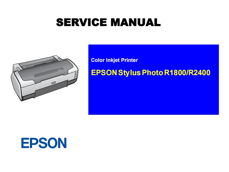Epson_R1800_R2400维修维护说明书手册