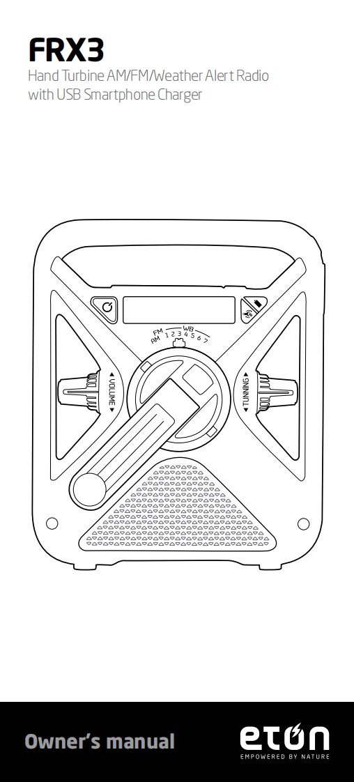 Eton_FRX3_Manual操作说明书手册
