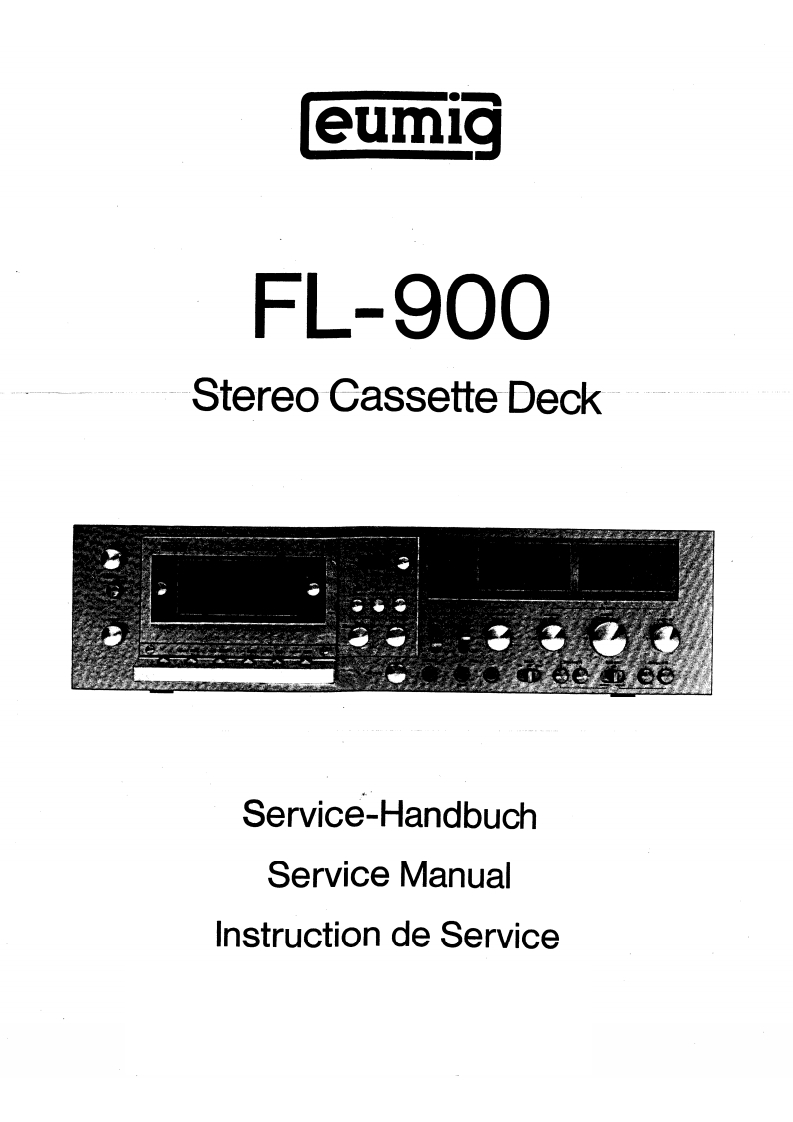 Eumig-FL900-tape-维修说明书手册含电器原理图