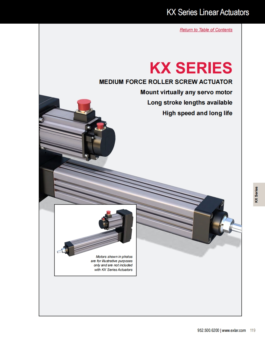 Exlar_K_lineaire_rollerscrew_actuator_操作说明书手册