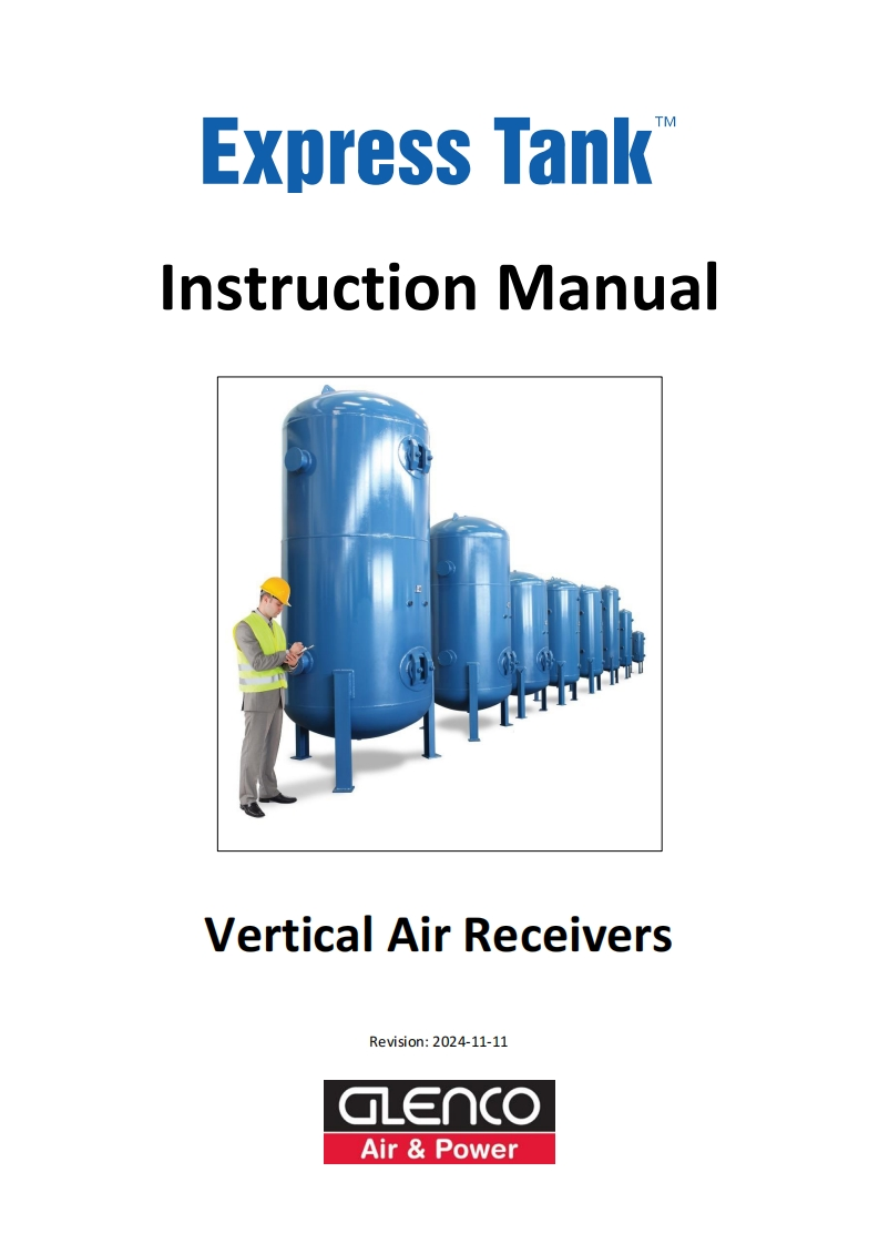 Express-Tank-Vertical-Air-Receivers-使用说明书手册-2024-11-11