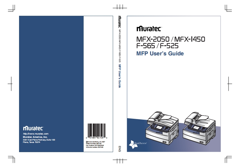 F525_F565_MFX1450_MFX2050_Users_Guide操作说明书手册