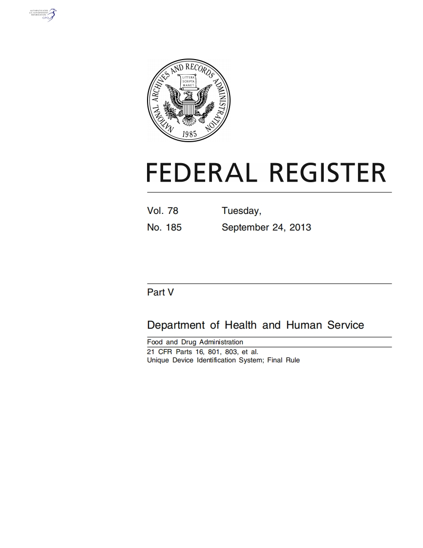 FDA-UDI-Rule