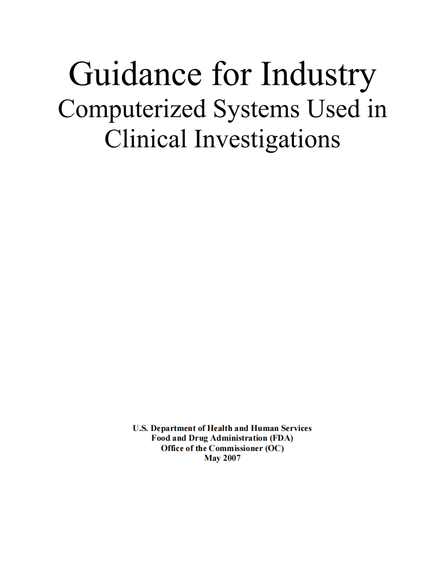FDA-计算机验证和Part11合规性的基本观点新质力文库 - 聚焦新质生产力发展的数字化知识库_行业洞察 / 理论成果 / 实践指南免费下载新质力文库