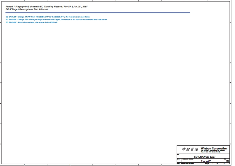 FINGERPRINT_TCS4BA笔记本电器原理图