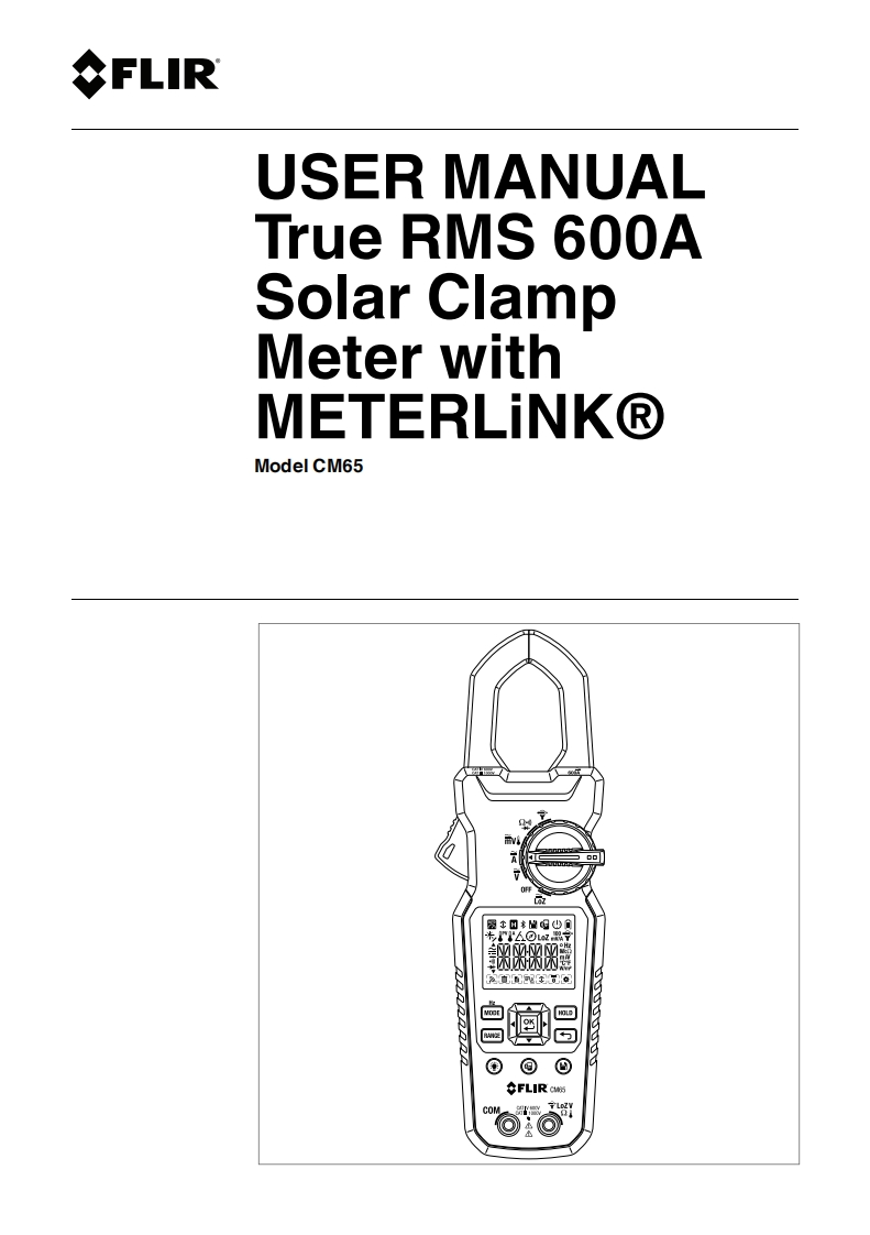 FLIR-CM65-使用说明书手册