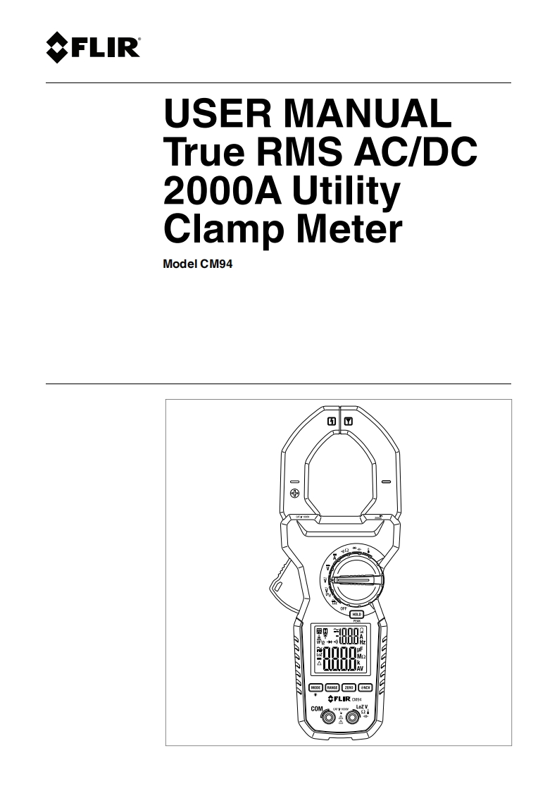 FLIR-CM94-使用说明书手册