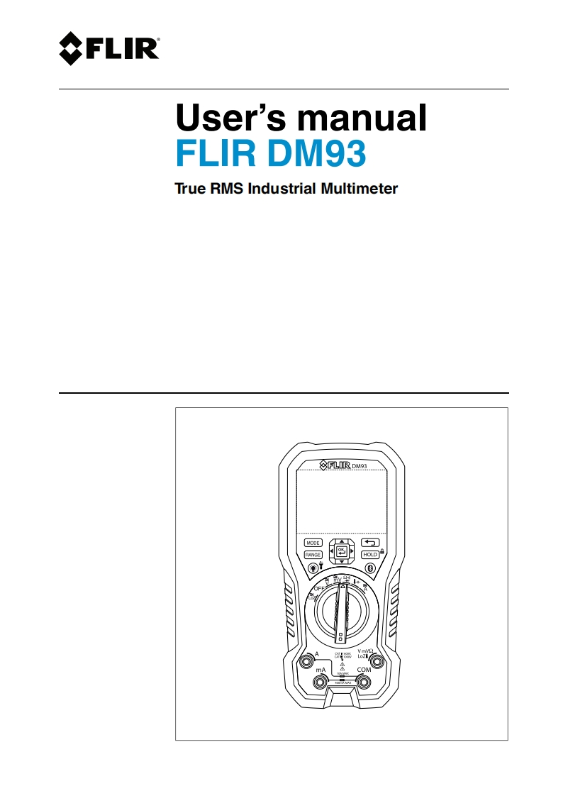 FLIR-DM93-手册说明书指南