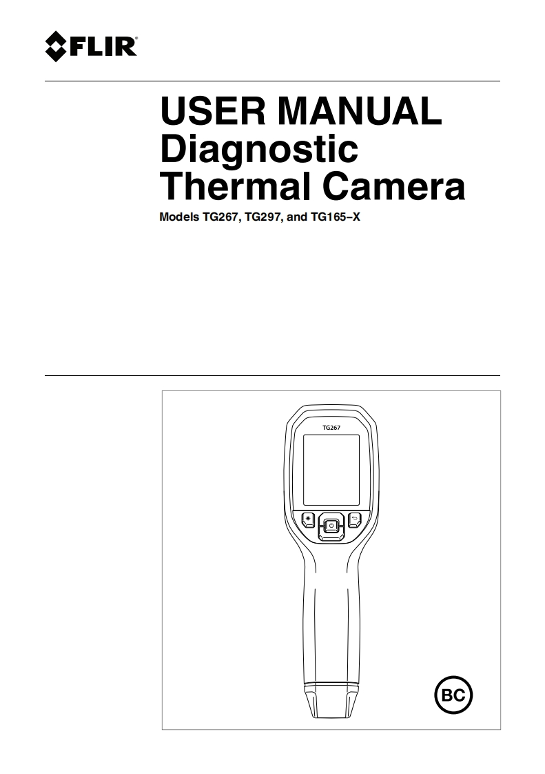 FLIR-TG165-X_TG267_TG297-使用说明书手册