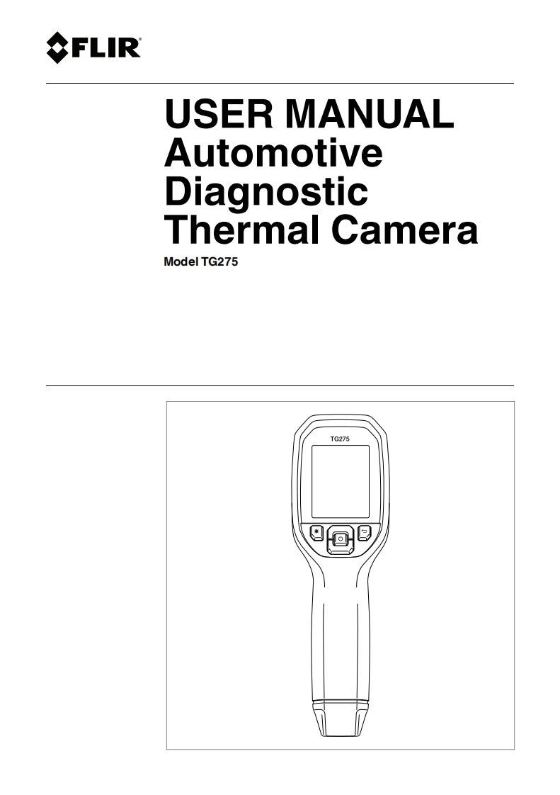 FLIR-TG275-使用说明书手册-US