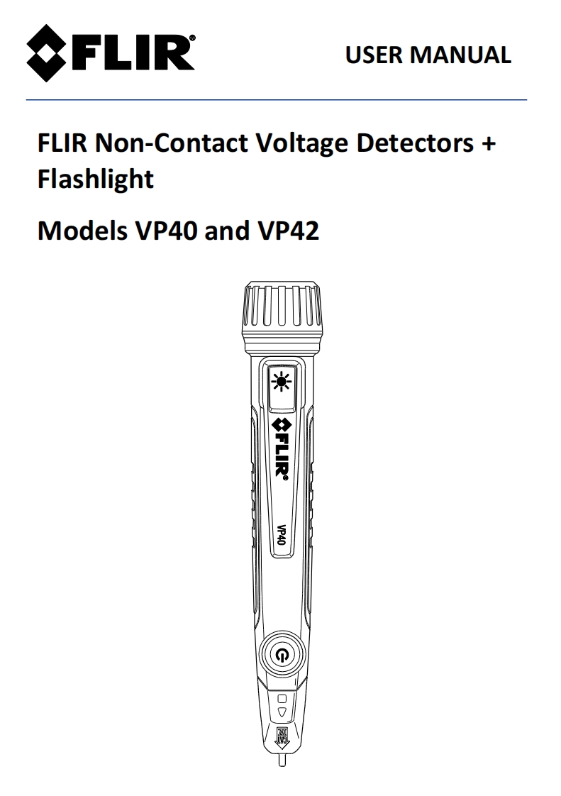 FLIR-VP40-and-VP42-手册说明书指南