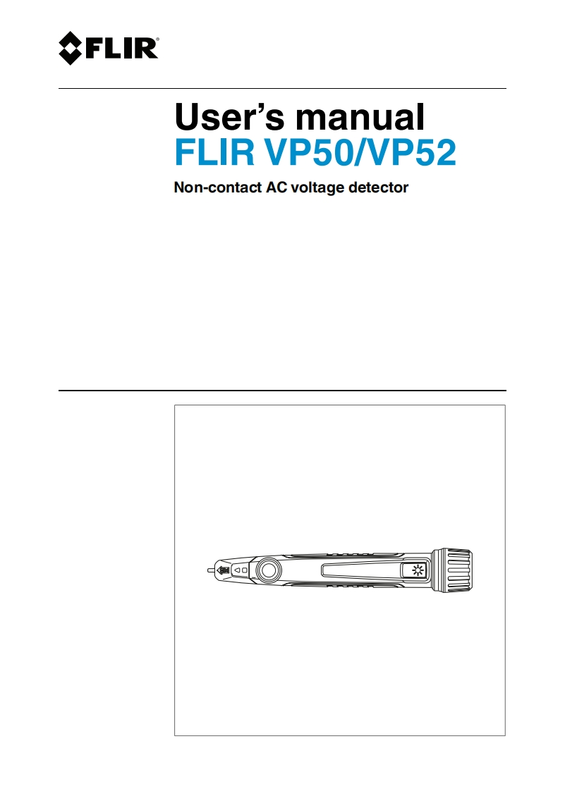 FLIR-VP50-手册说明书指南
