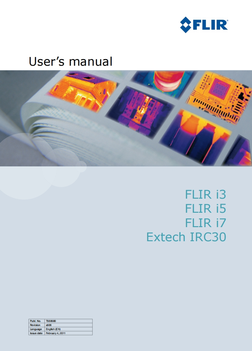 FLIR-i5-Thermal-Imaging-Camera-操作说明书手册