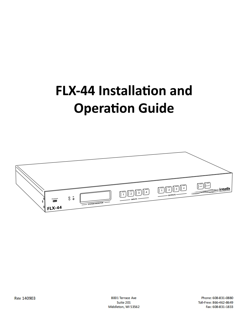 FLX-44_使用说明书手册