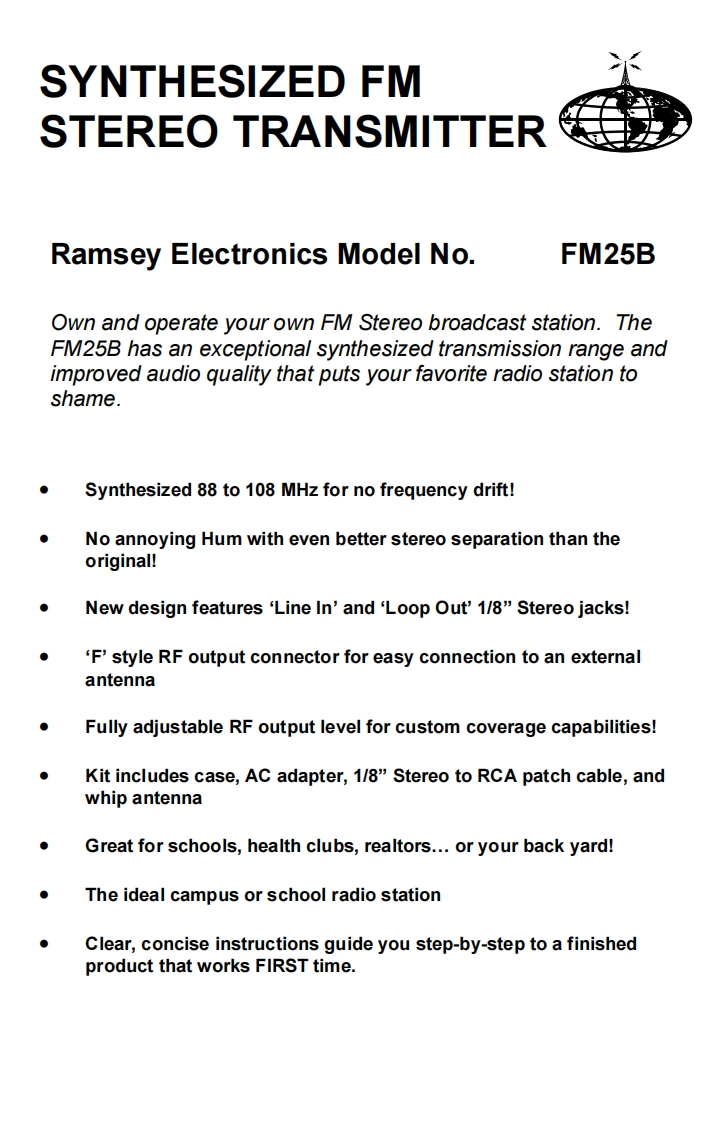 FM25B-维修维护说明书手册
