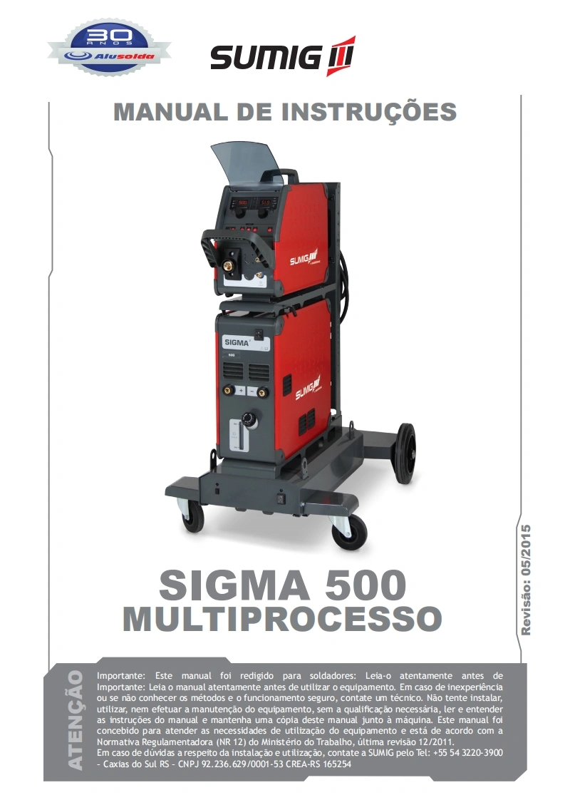 FONTE_MULTIPROCESSO_SUMIG_SIGMA_500操作手册含电器原理图