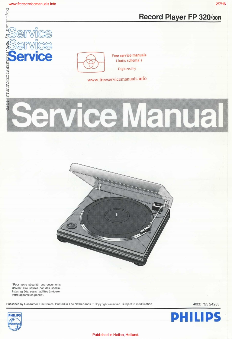 FP320-Service-Manual维修操作说明书手册