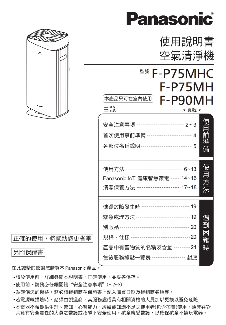 FP90使用操作说明书手册