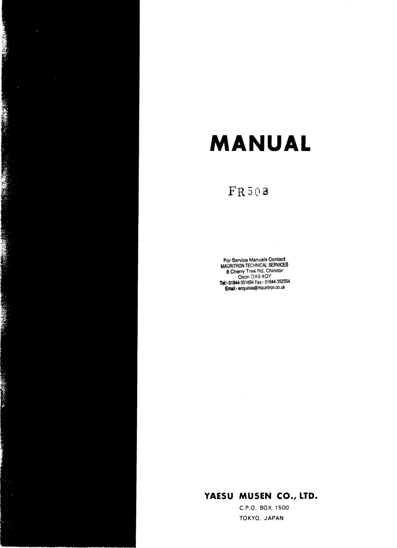 FR-50B_Manual操作说明书手册_3