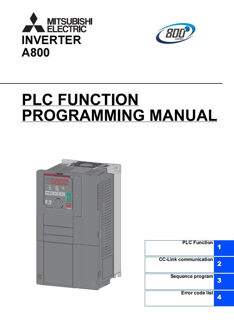 FR-A800PLCprogramming使用说明书手册