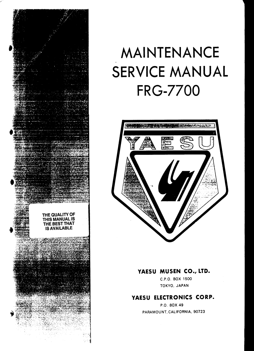 FRG7700维修电器原理图手册