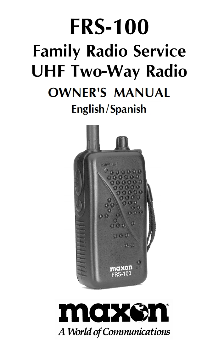 FRS-100操作说明书手册