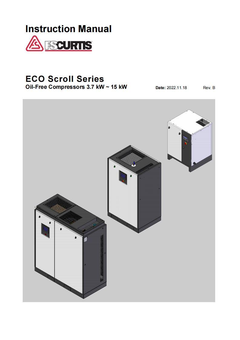 FS-Curtis-ECO-Scroll-Series-使用说明书手册-2022-11-18