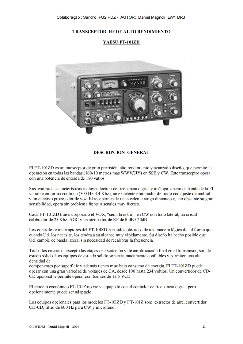 FT-101ZD_使用说明书手册_PT_PU2PDZ