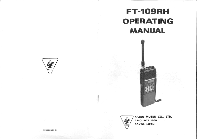 FT-109RH_user操作说明书手册-找手册网
