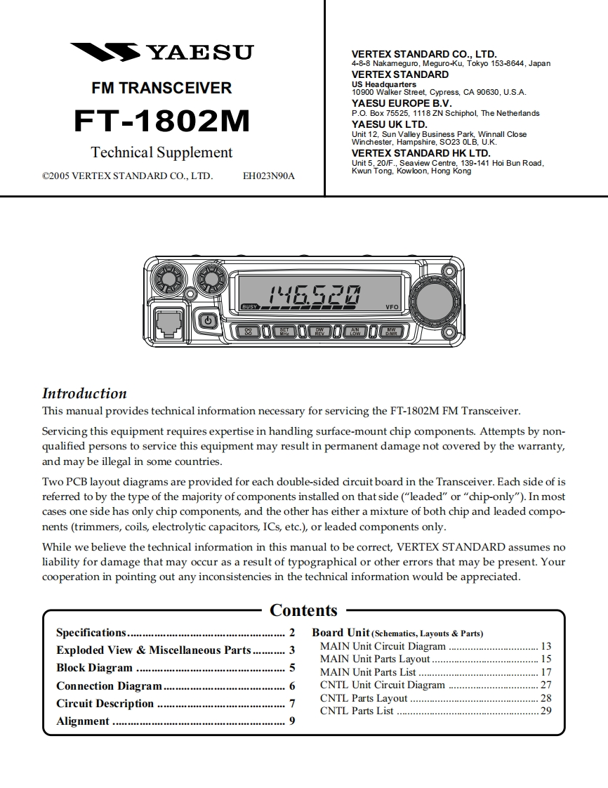 FT-1802M_serv维修手册含电器原理图-找手册网