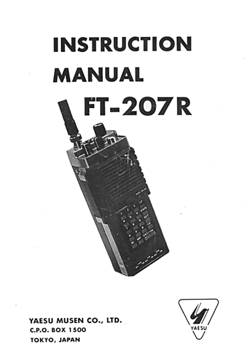 FT-207R_Manual操作说明书手册-找手册网