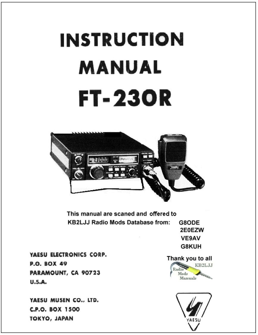 FT-230R_user操作说明书手册-找手册网