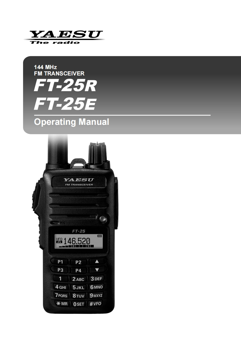 FT-25R_E_操作说明书手册_ENG_EH066N103_1710G-DC